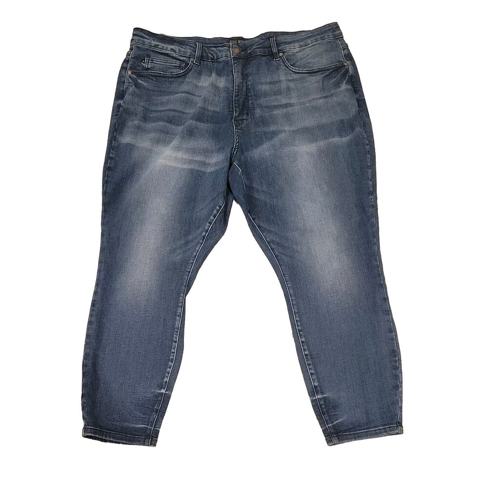 Judy Blue Jeans Womens 24W Blue Skinny Stretch Denim MedWash Tummy Control